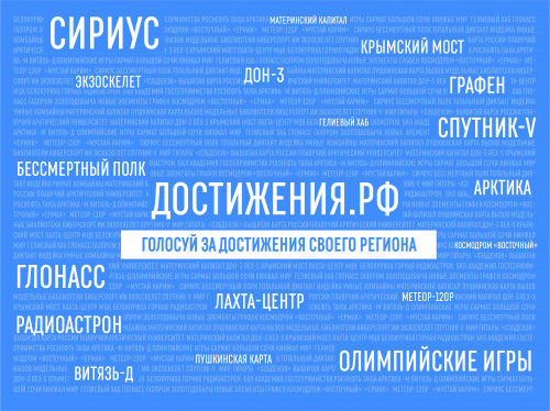  Проголосуй за достижения родного региона!